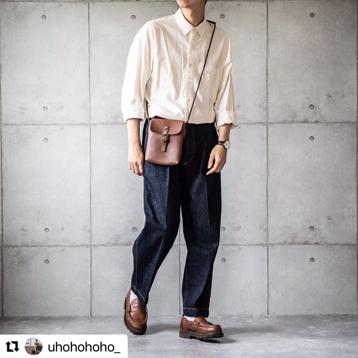 当ショップのショルダーバッグをしゅんたろー様にご着用頂きました!!