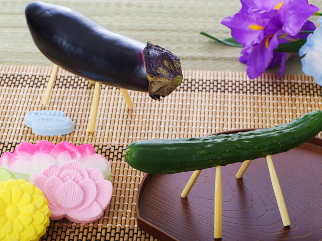🥒🍆お盆の「きゅうり馬」と「なす牛」の意味をご存じですか？🏮