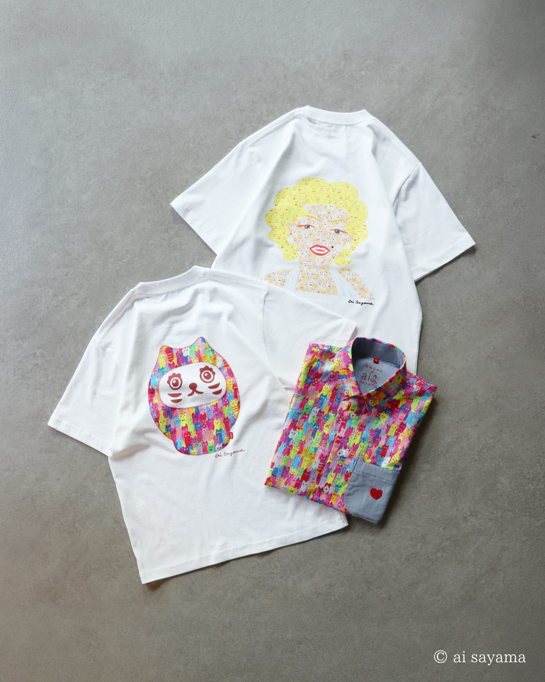 ai sayama × 河谷シャツ コラボアイテム発売のお知らせ