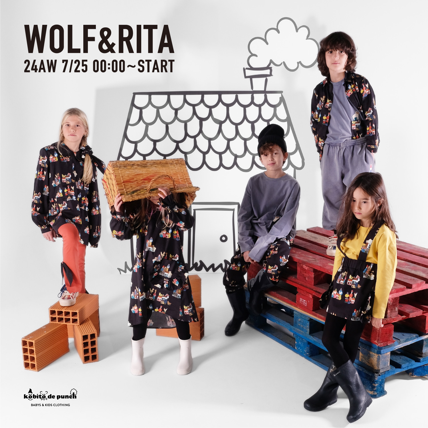 7/25(木) 0：00～　24AW 【WOLF&RITA】販売START!!!
