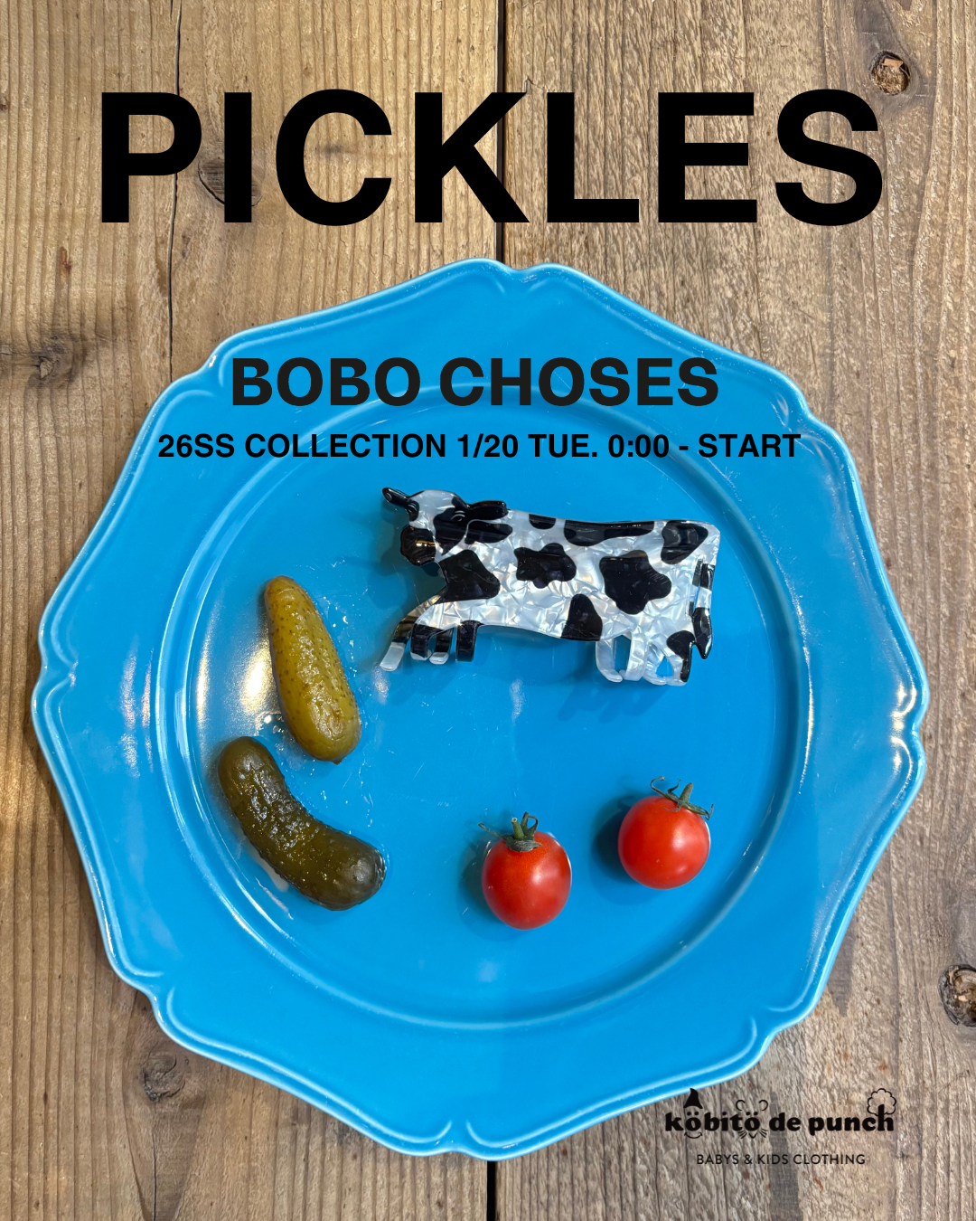 1/20(火)0:00~26SS【BOBOCHOSES】delivery① 販売START!