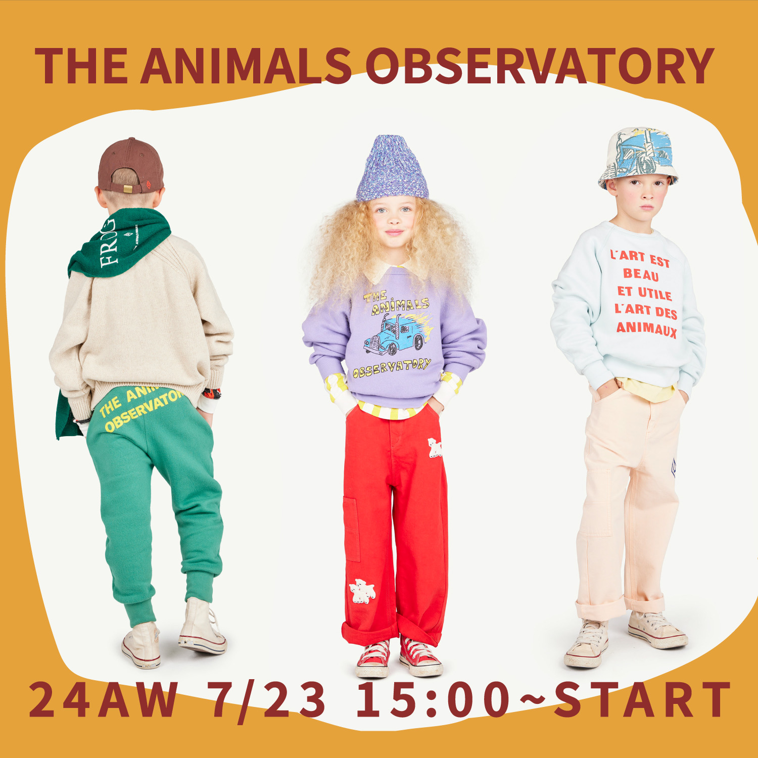 7/23(火) 15：00～　24AW 【TAO】販売START!!!