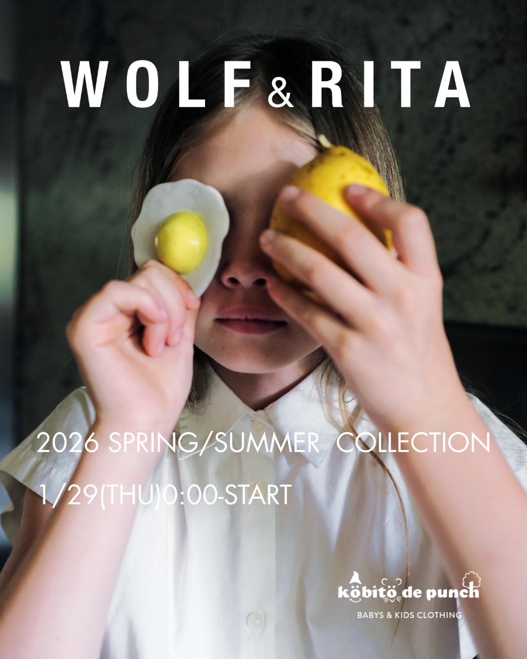 1/29(木)0:00～26SS【WOLF&RITA】販売START！