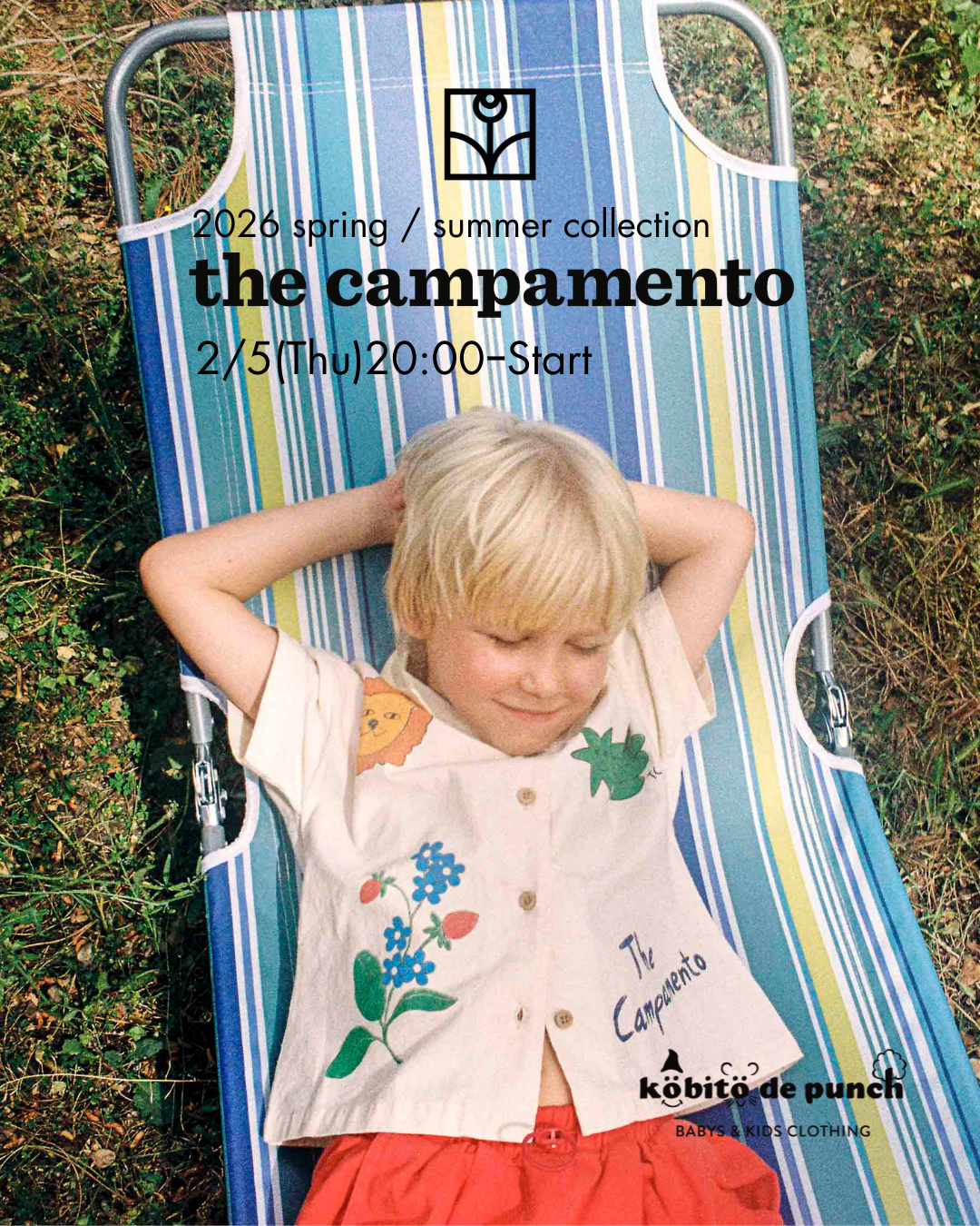 2/5(木)20:00～26SS【the campamento】販売START！