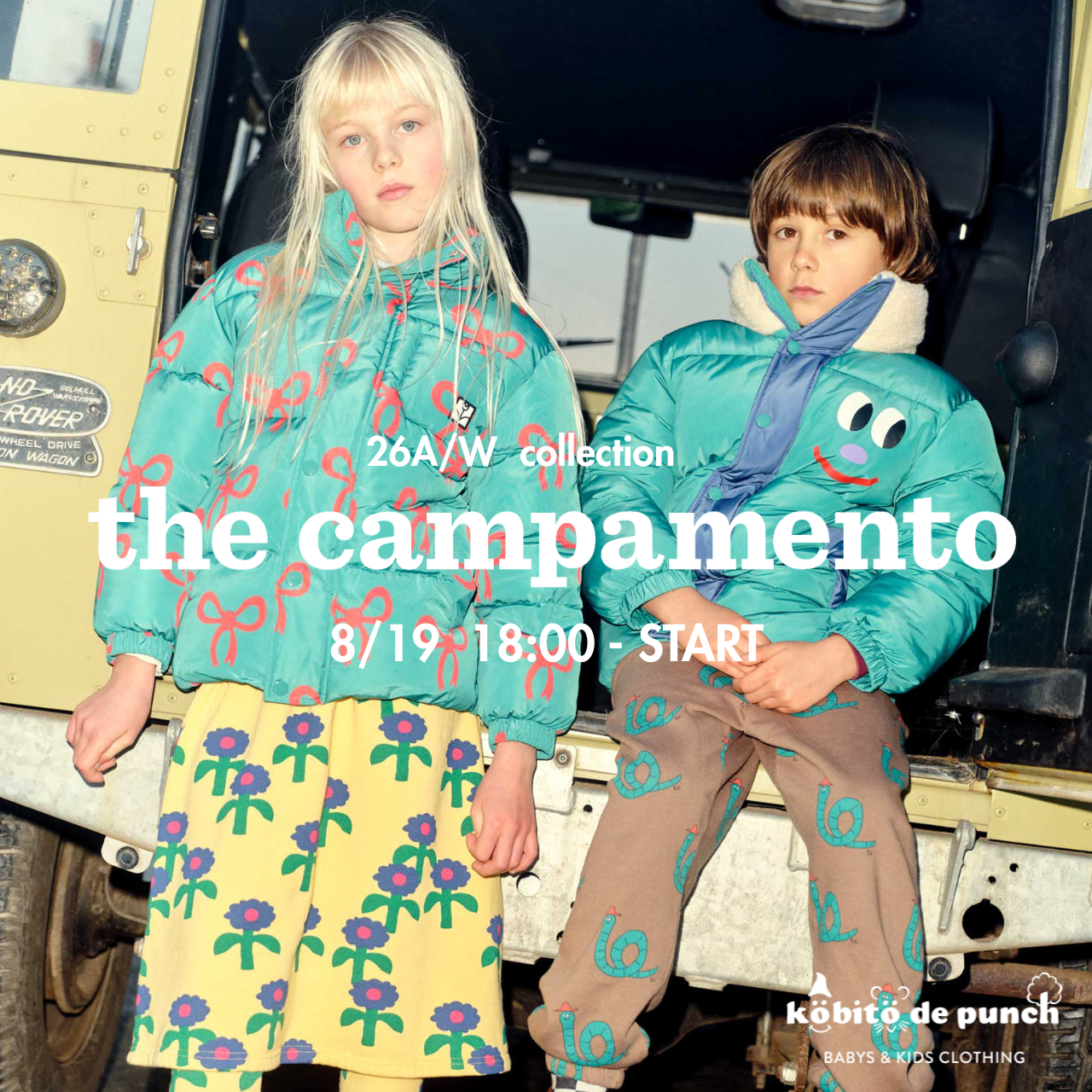 8/19(水)18:00~26AW【the campamento】販売START