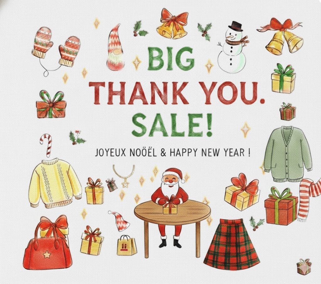 Thank you sale 延長のお知らせ（本日12/15まで）