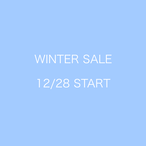 WINTER SALE のお知らせ