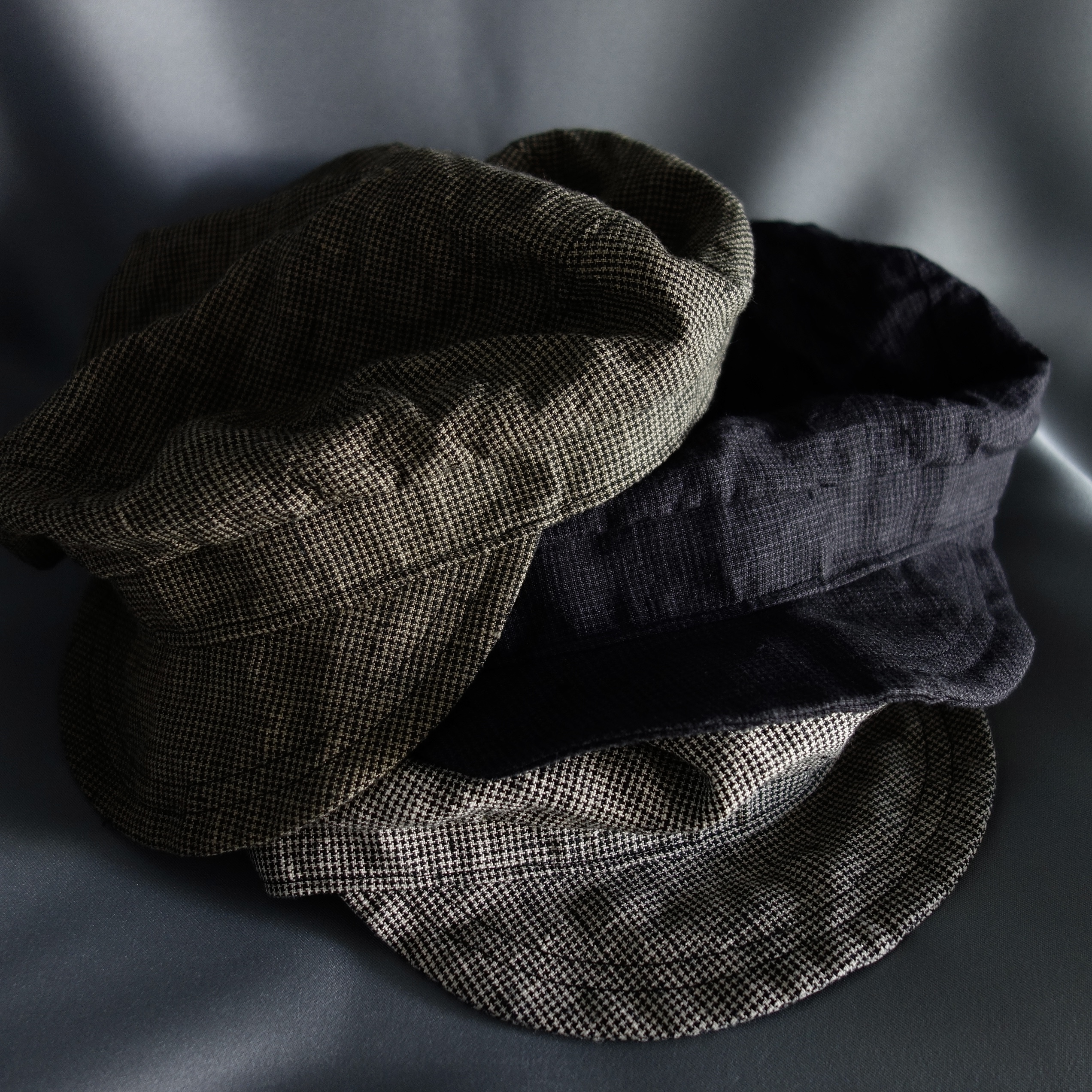 artisan linen cap / #863