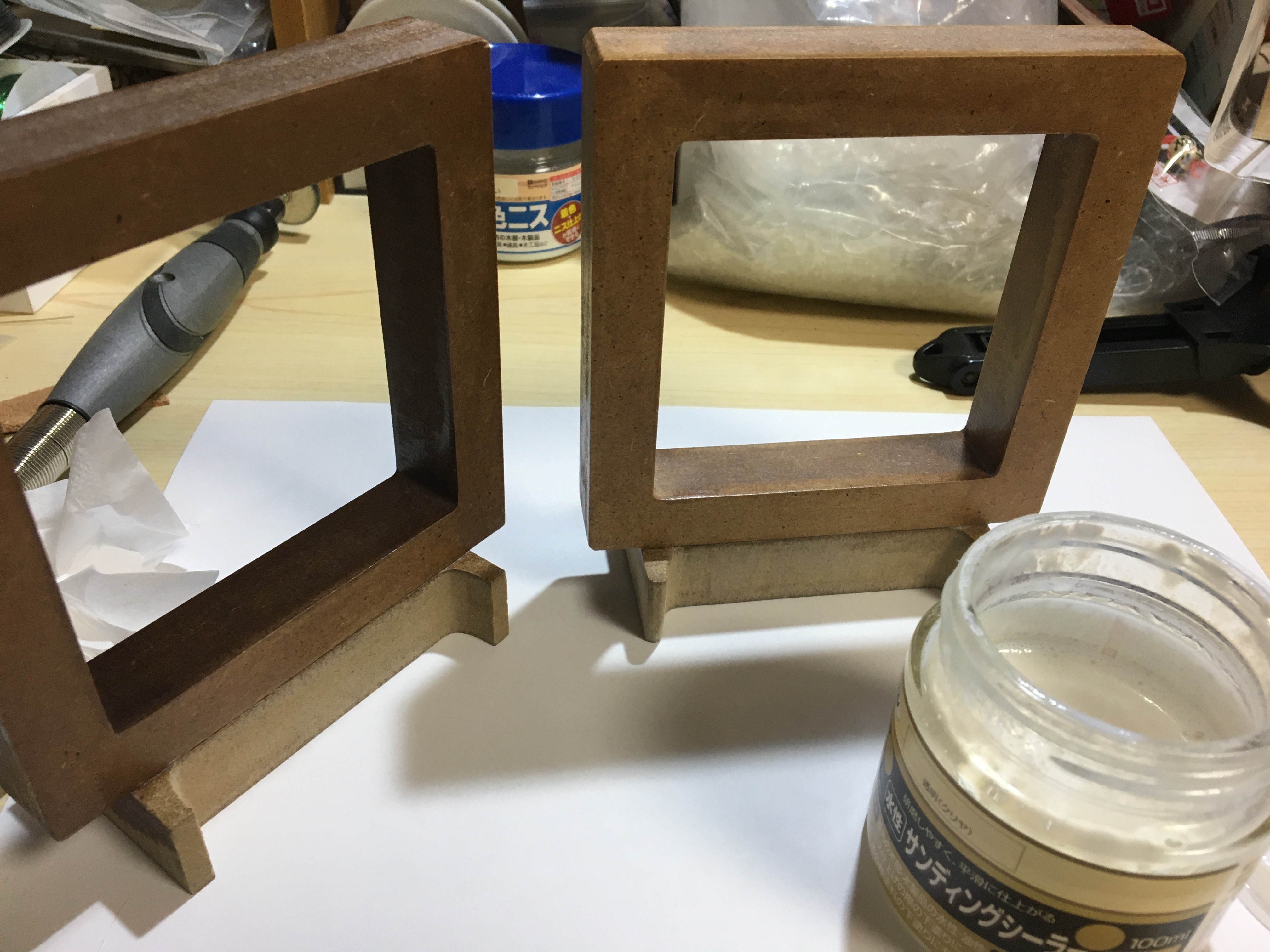 MDF材サンキャッチャー製作