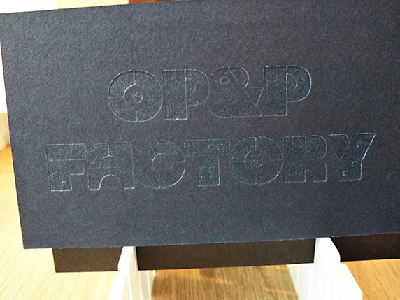 OP&P FACTORY　　WEB SHOPようやく開設しました！