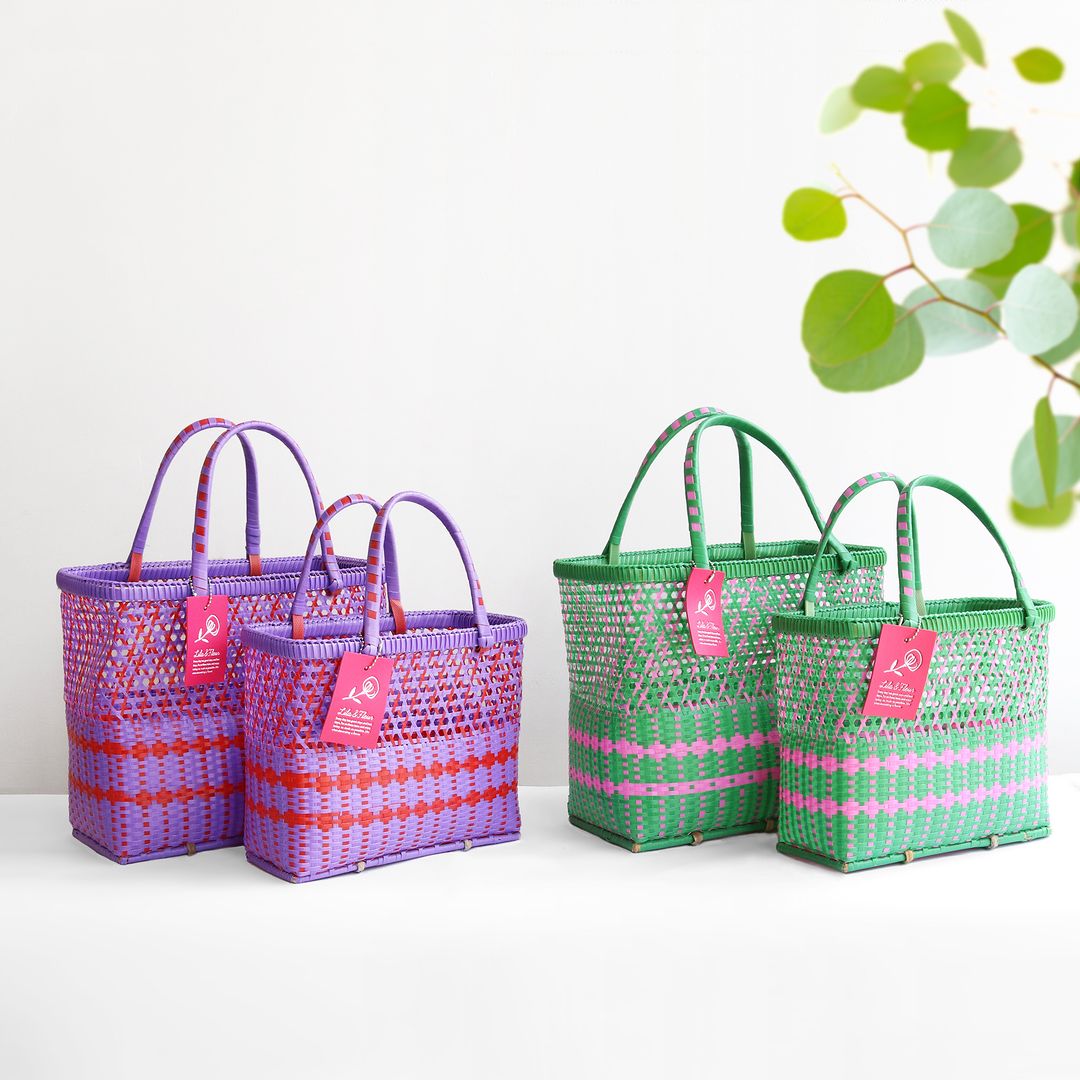 ARAKAWA ii VILLAGE 【新商品】カラフルで素敵！2tone Basket👜