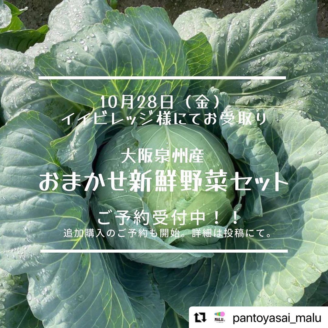 ARAKAWA ii VILLAGE MALU。さんのお野菜セットのご予約は明日まで！