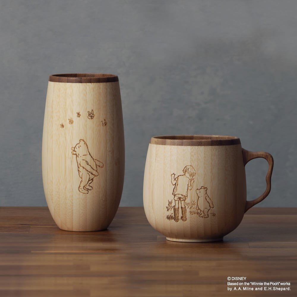 ARAKAWA ii VILLAGE ✨新商品✨ナチュラルなプーさんの竹製カップ