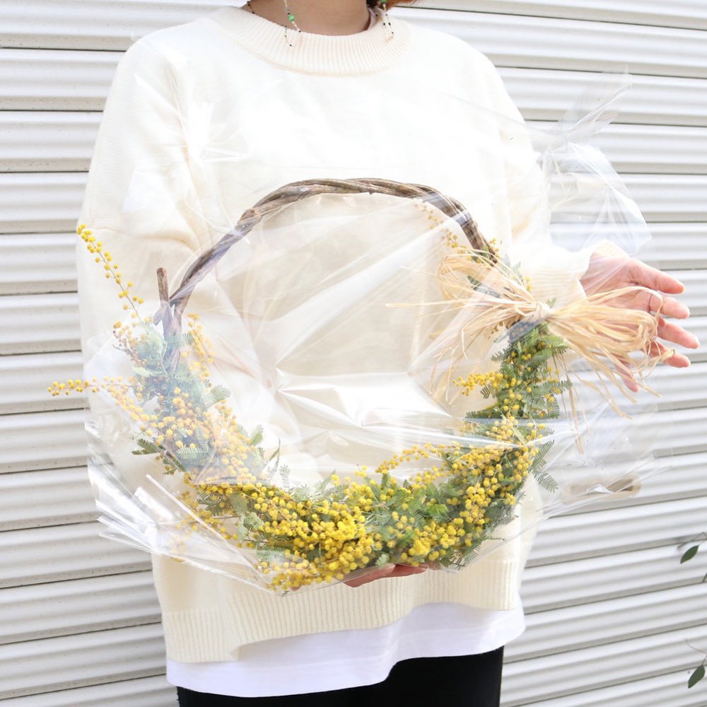 ARAKAWA ii VILLAGE ミモザのお花を使ったドライフラワーが本日入荷しました✨