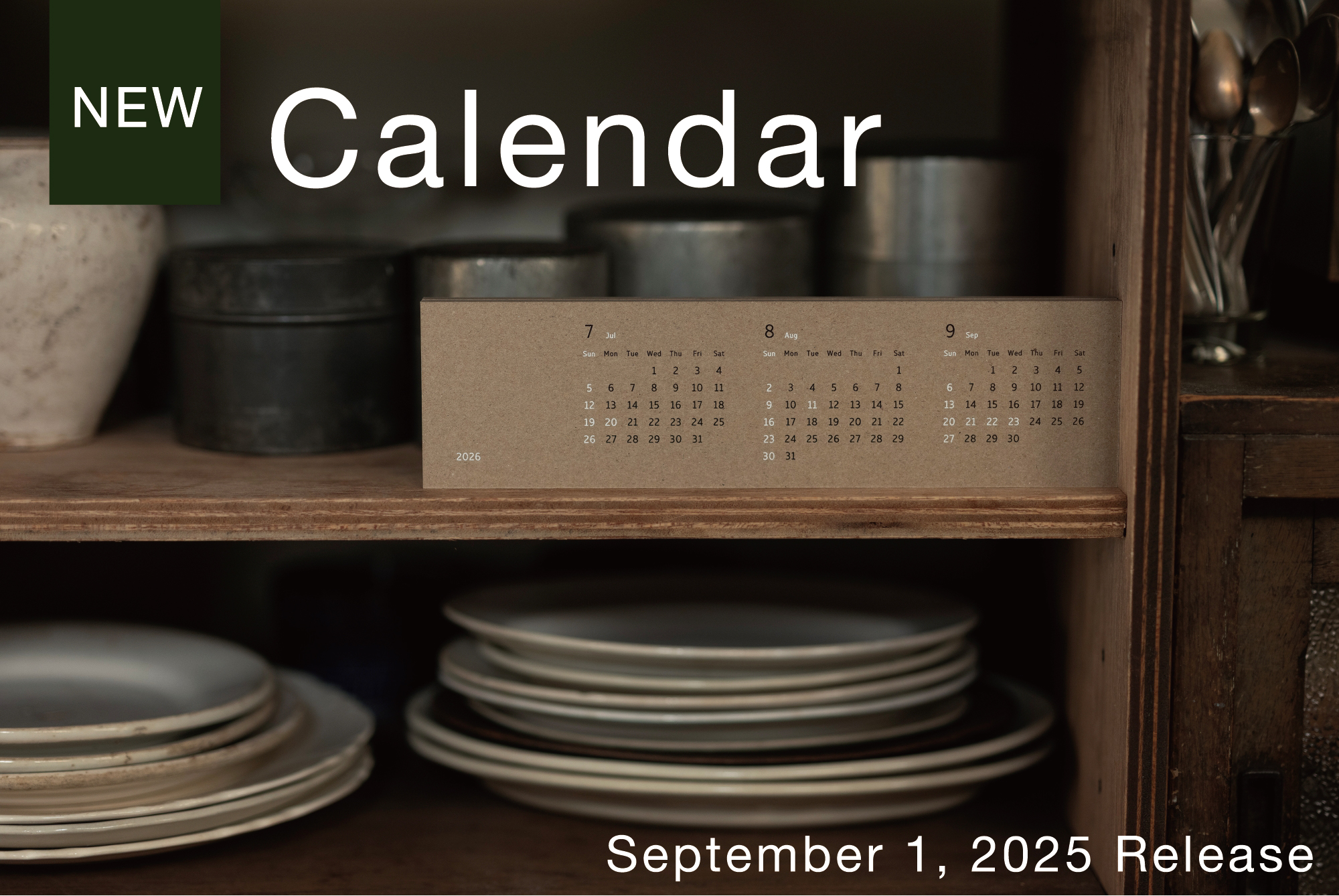 【新商品】Calendar 販売開始のお知らせ