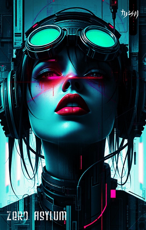 New ステッカー『サイバーパンク・モナリザ」発売