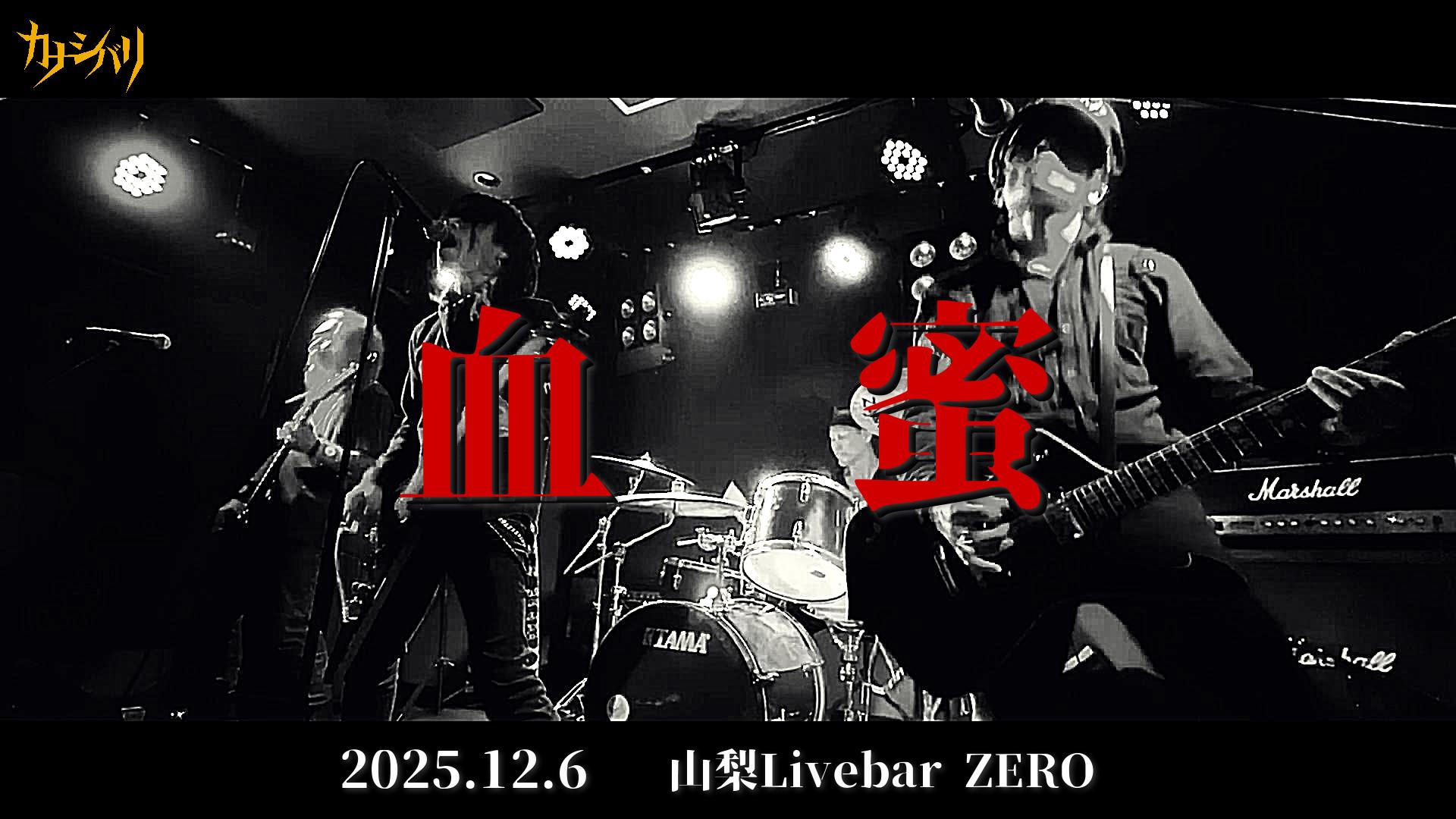 血蜜 - Live at 山梨 Livebar ZERO  / 2025.12.6