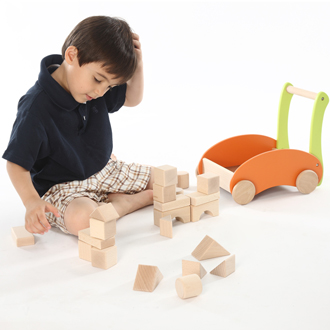 《セール！》レインボーブロックスカー 知育玩具　積木　ブロック　こども　人気　おすすめ　つみき　木の