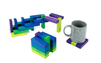 アートコースターシー　知育　ブロック　積木　インテリア　こども　人気　おすすめ　おしゃれ　おもちゃ　