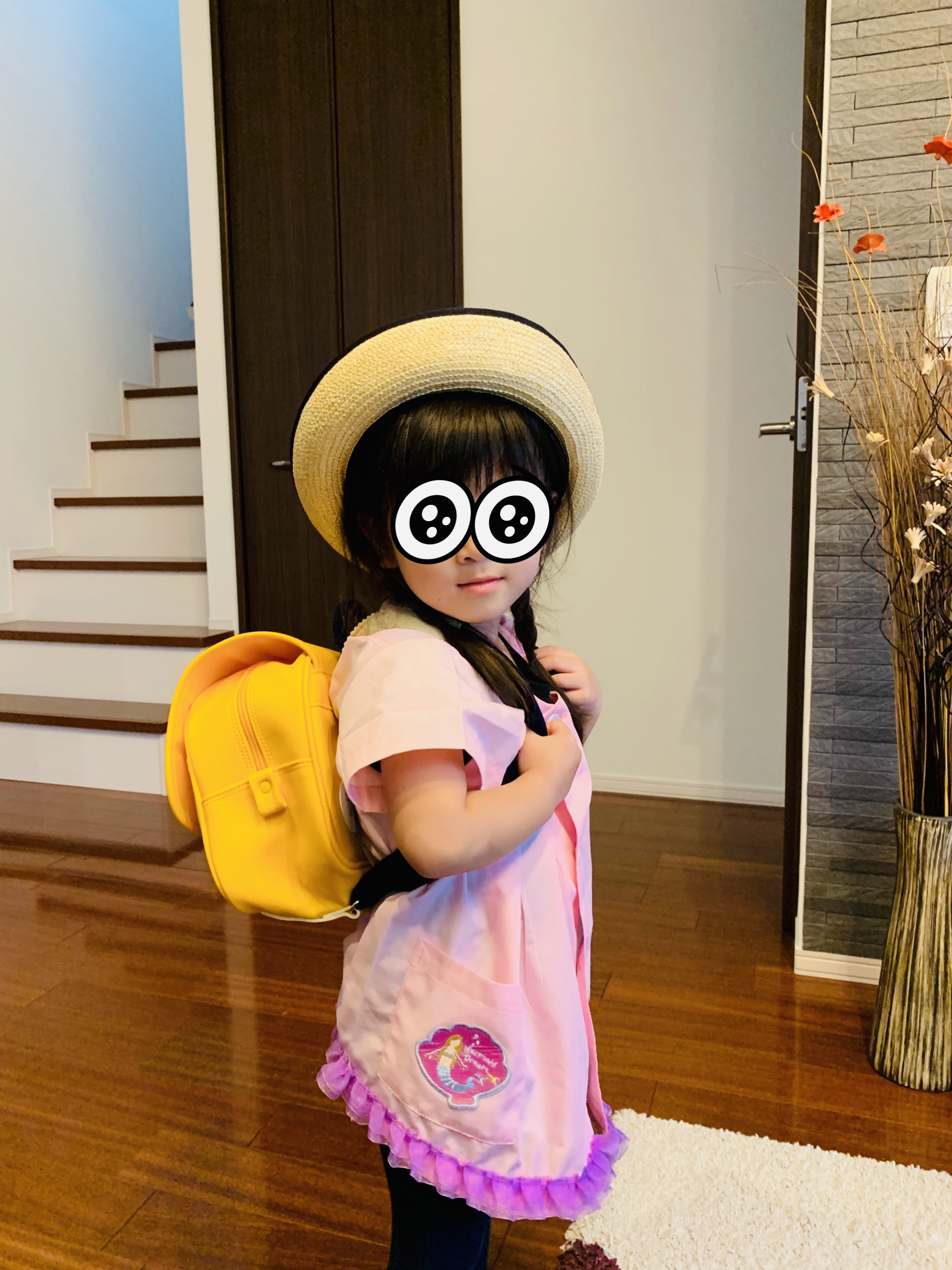 今日から幼稚園