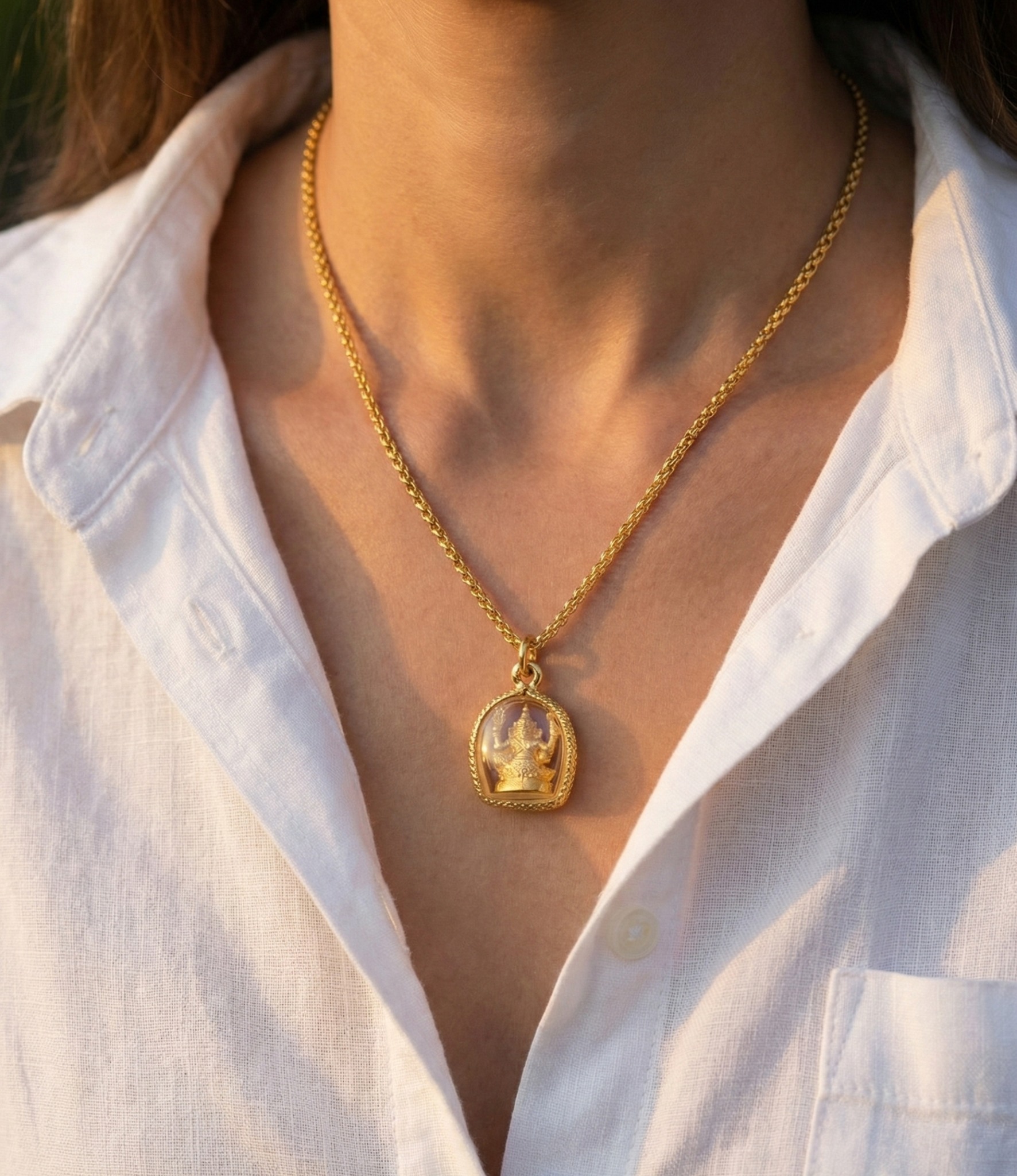 タイ伝統アミュレット「ガネーシャの御守り」入荷|仕事運・金運のお守りアクセサリー