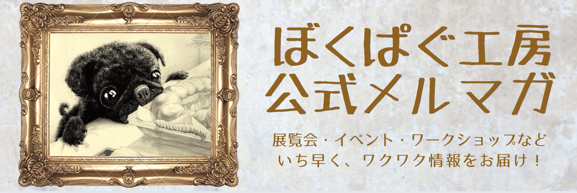 10月限定☆プレミアム特典あり☆【ぼくぱぐ工房】公式メールマガジンをスタートしました‼️