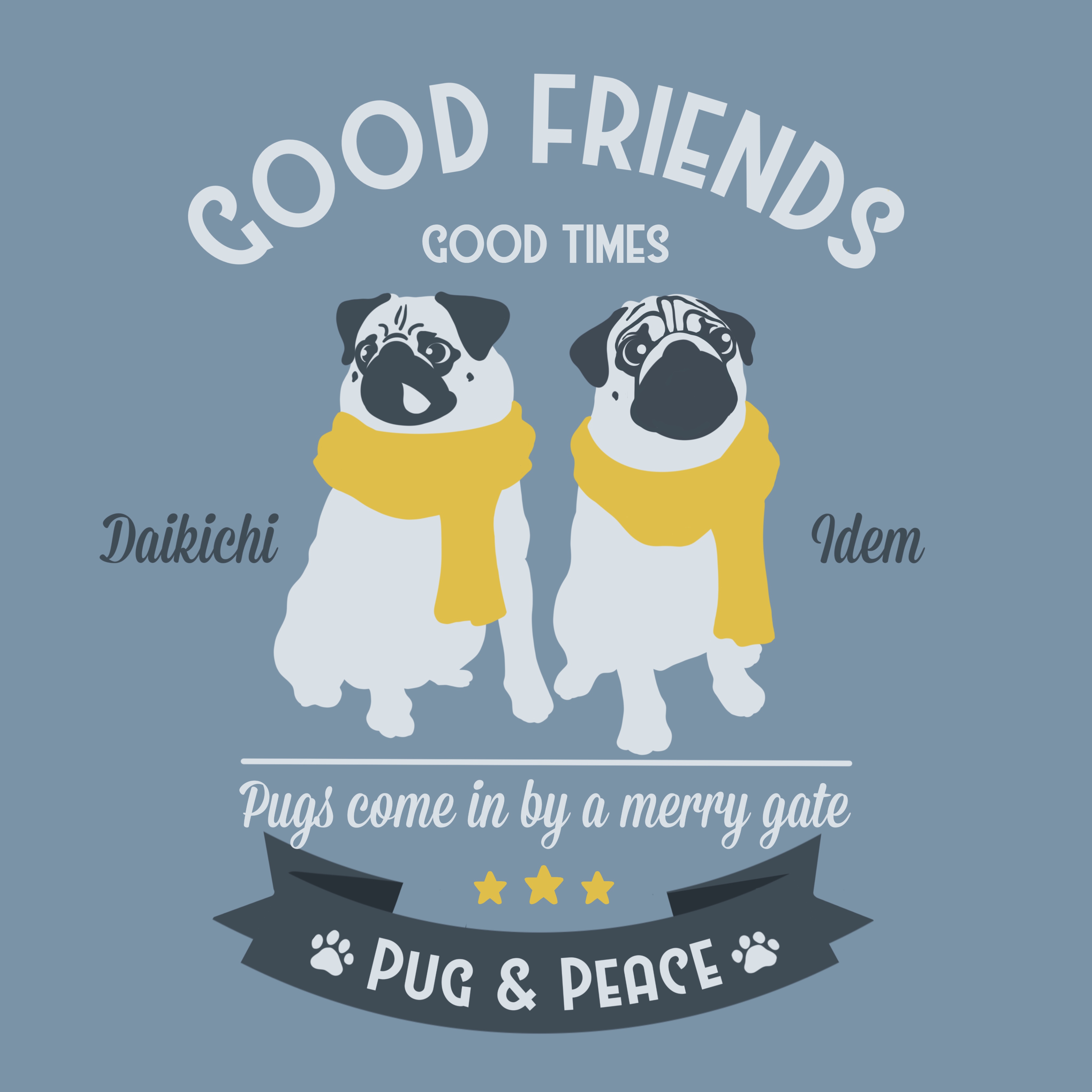 Good Feiends Good Timesイラスト＆シール