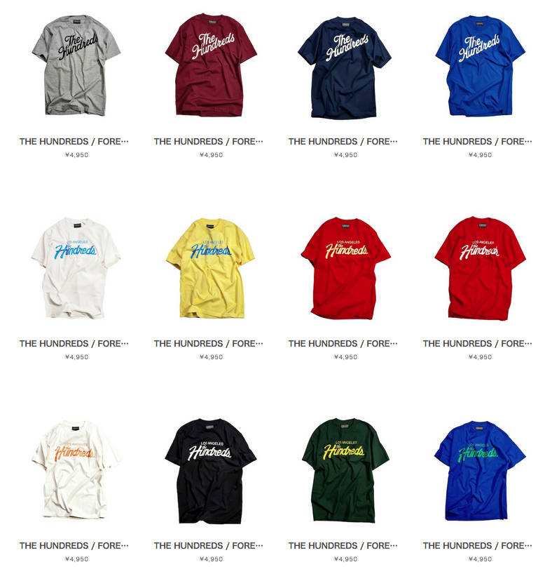 THE HUNDREDS FOREVER T-SHIRT