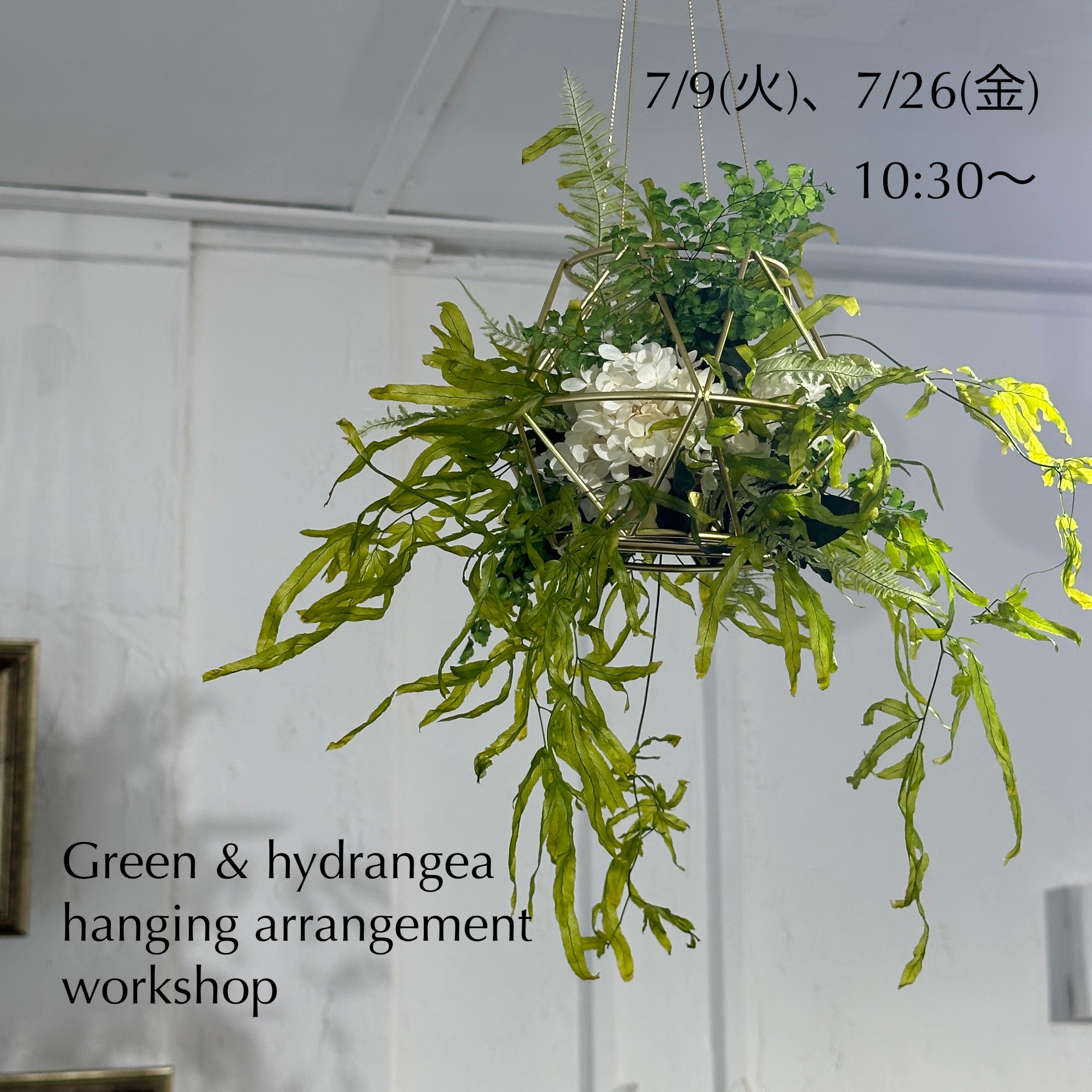 7月のWorkshopのご案内