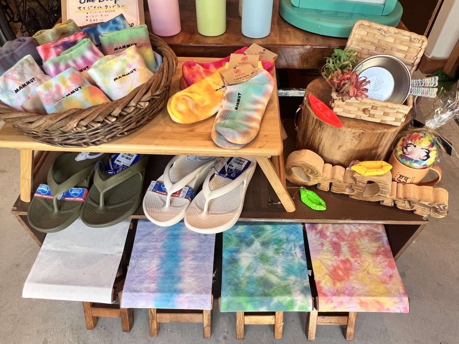 夏にピッタリのタイダイ商品🌈