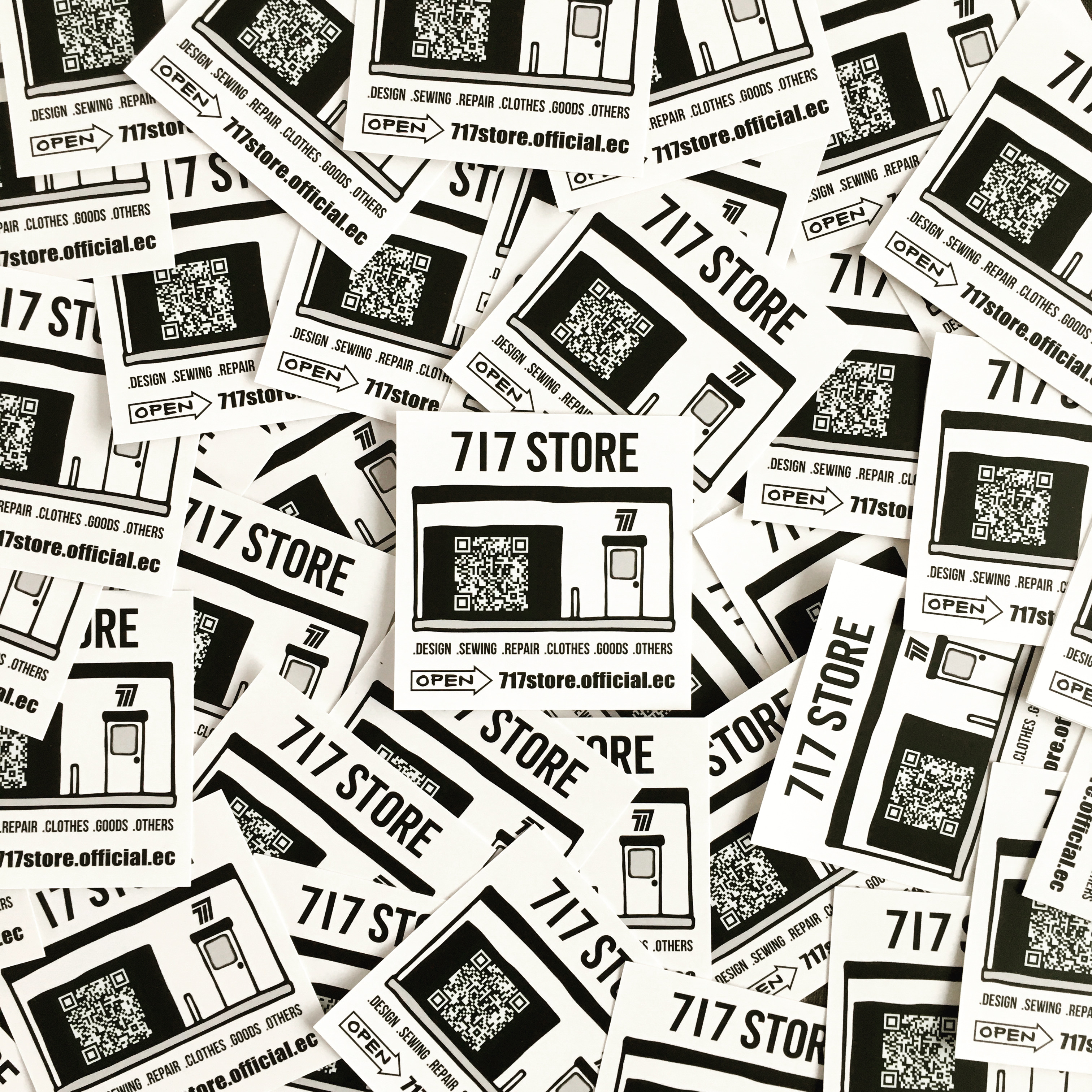 717STORE LOGO STICKER 完成