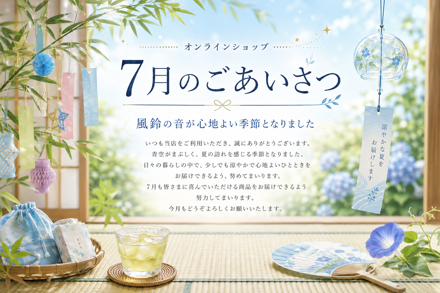 いよいよ梅雨も明けて夏も始まりますね!