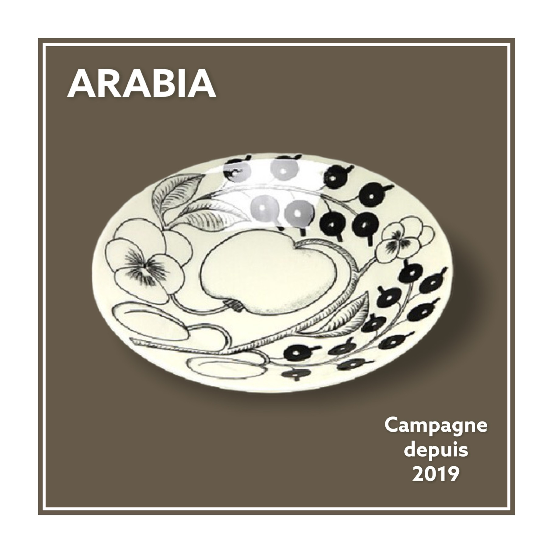 ARABIA プレートが入荷しました。