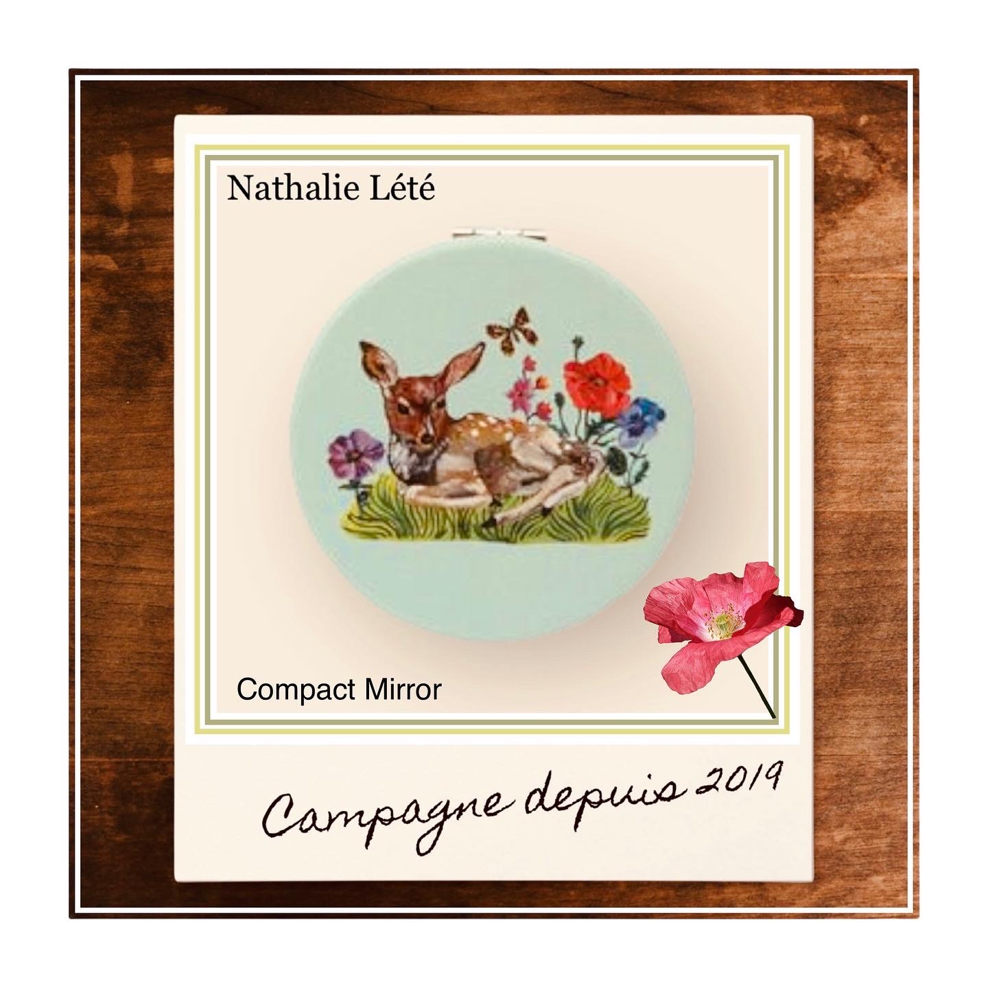Compact Mirror Nathalie Lete