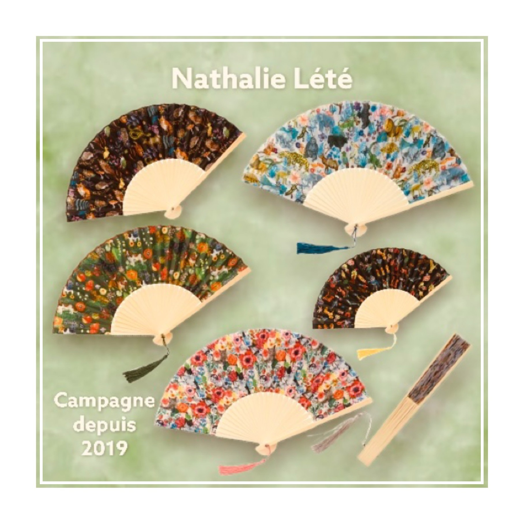 Nathalie Lete  扇子が入荷しました。