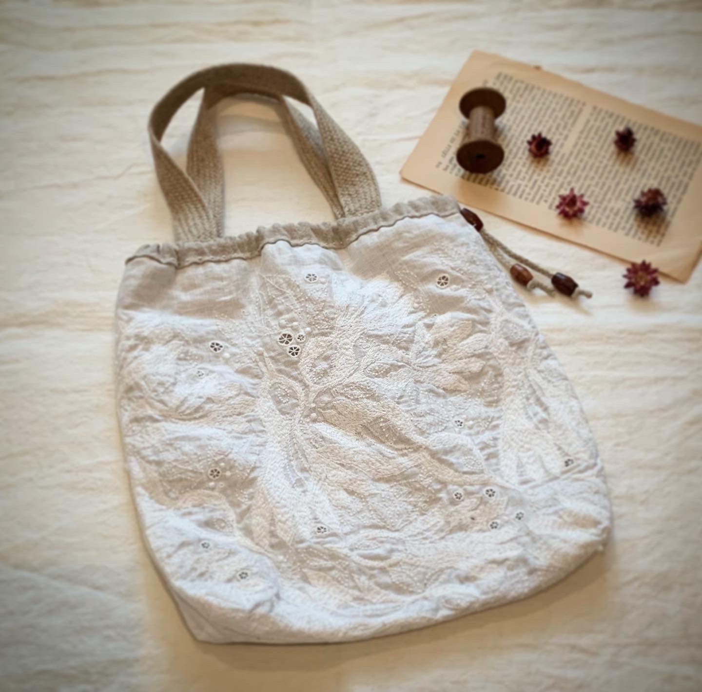 ミナペルホネンのhandmadeが出来ました❗️