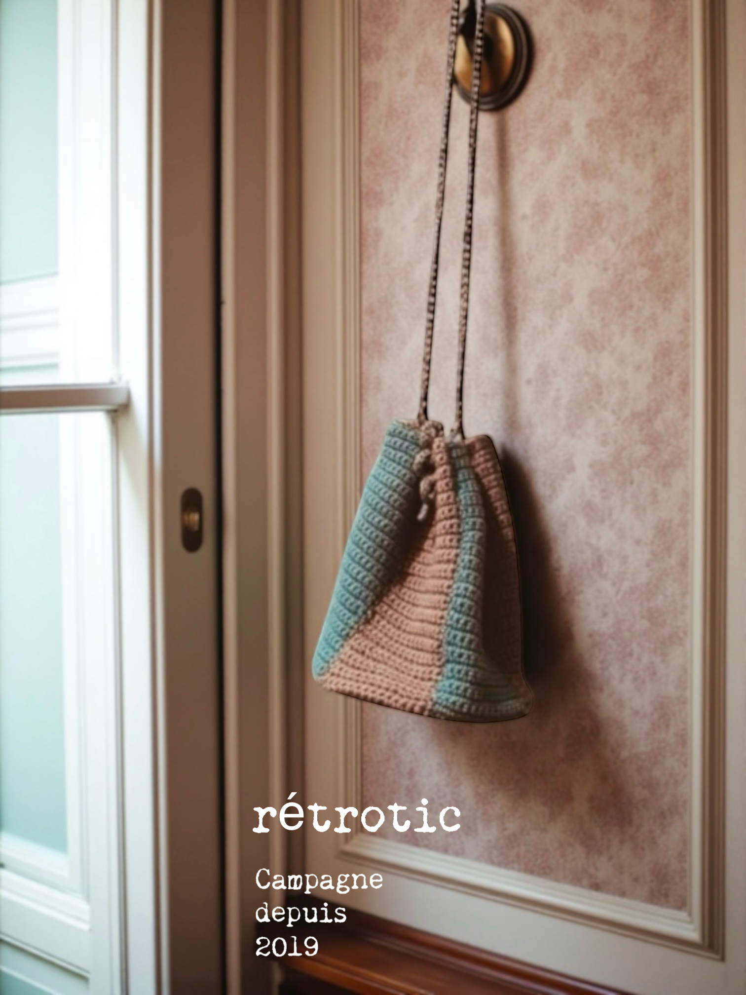 handmade ニットポシェット