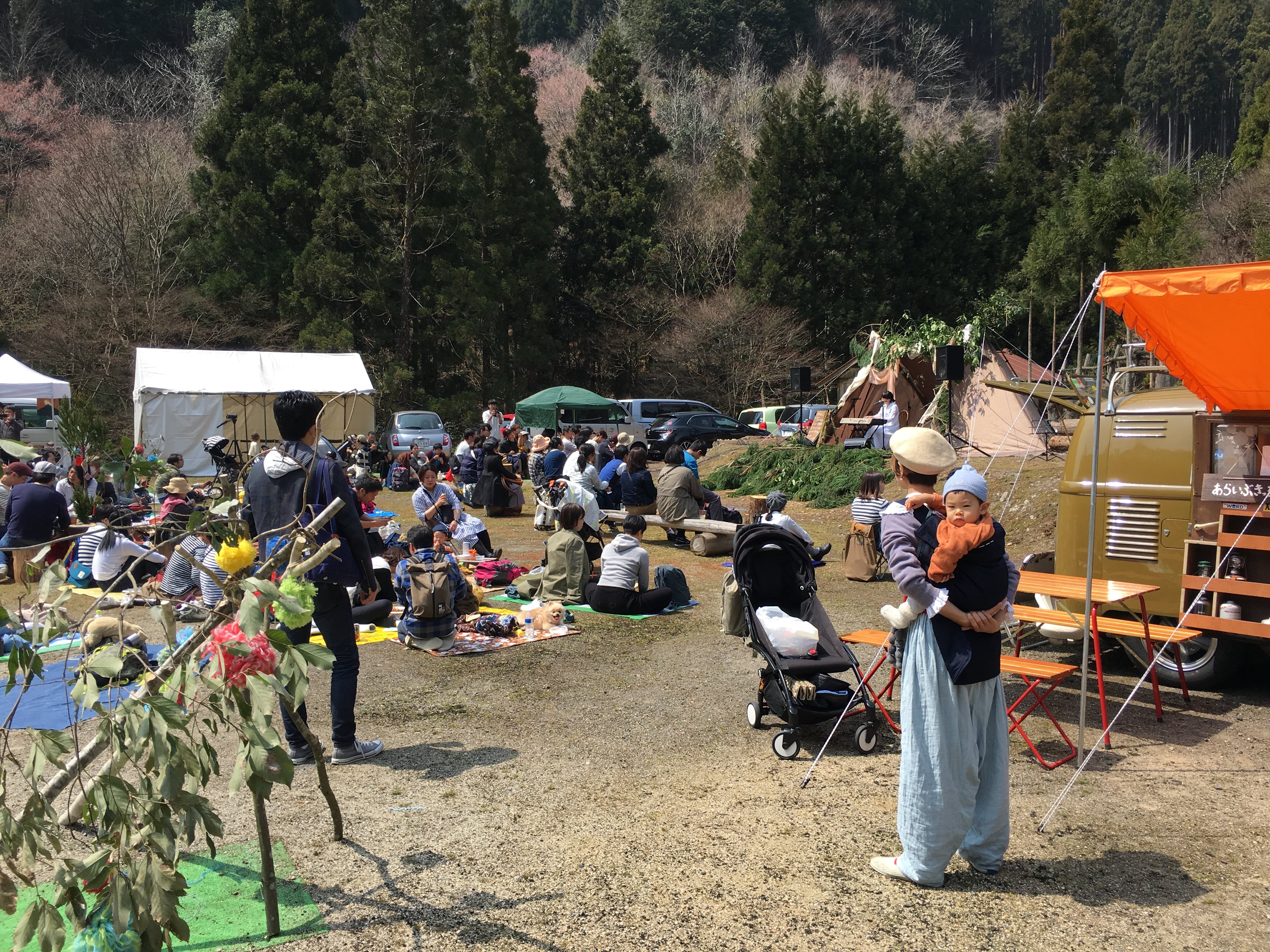 Dongree Camp Market in 雲ヶ畑さん(2019年4月7日)