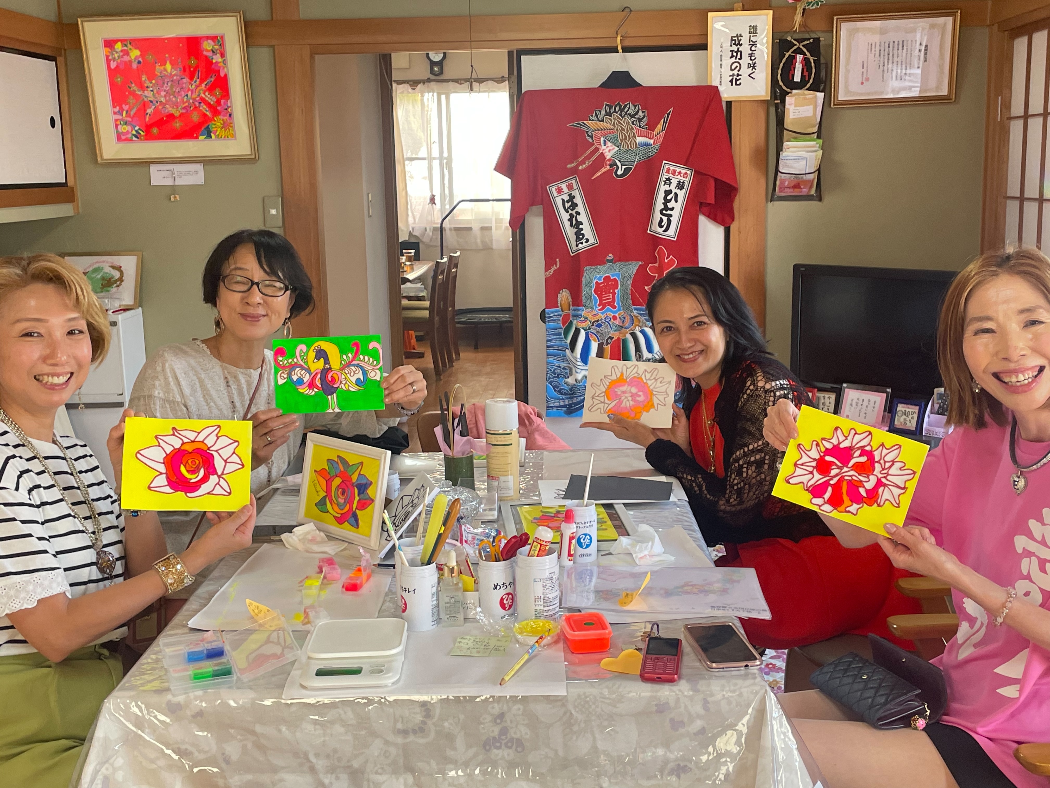 心も体も喜ぶふわふわ塩絵教室