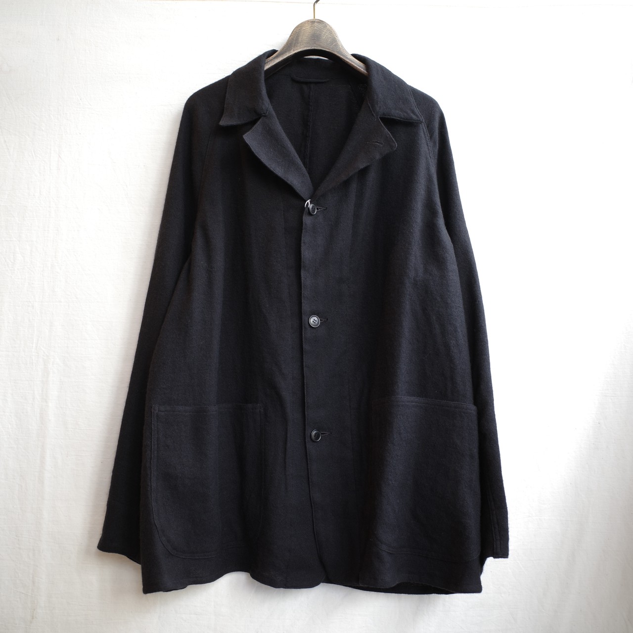 COMOLI / カシミア和紙ジャケット,ウールシルクシャツ