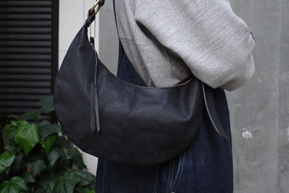 LEATHER HALF MOON BAG RESTOCK!!
