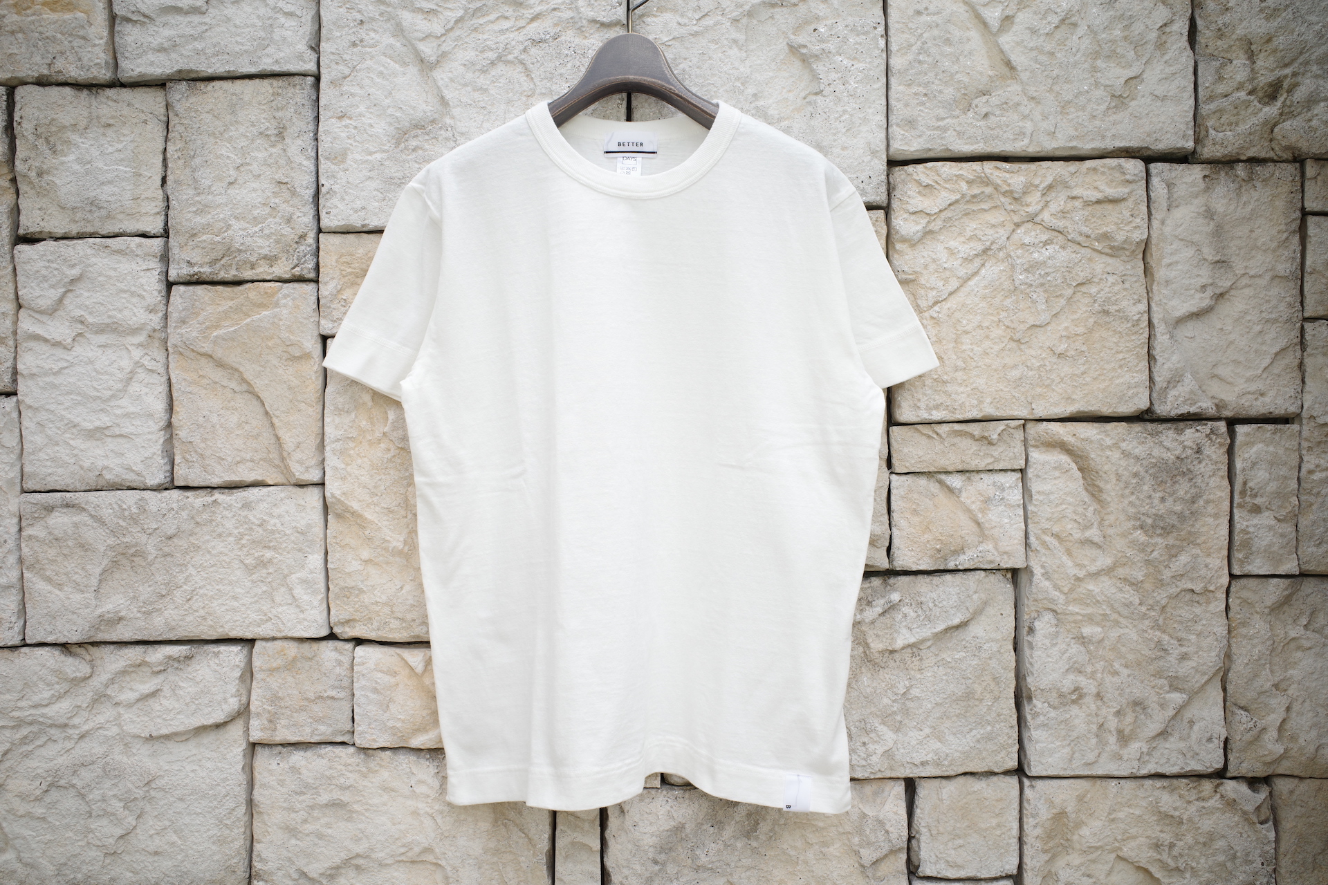 BETTER / MID WEIGHT CREW NECK S/S T-SHIRT
