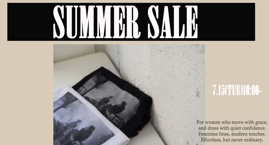 2025 SUMMER SALEスタート！