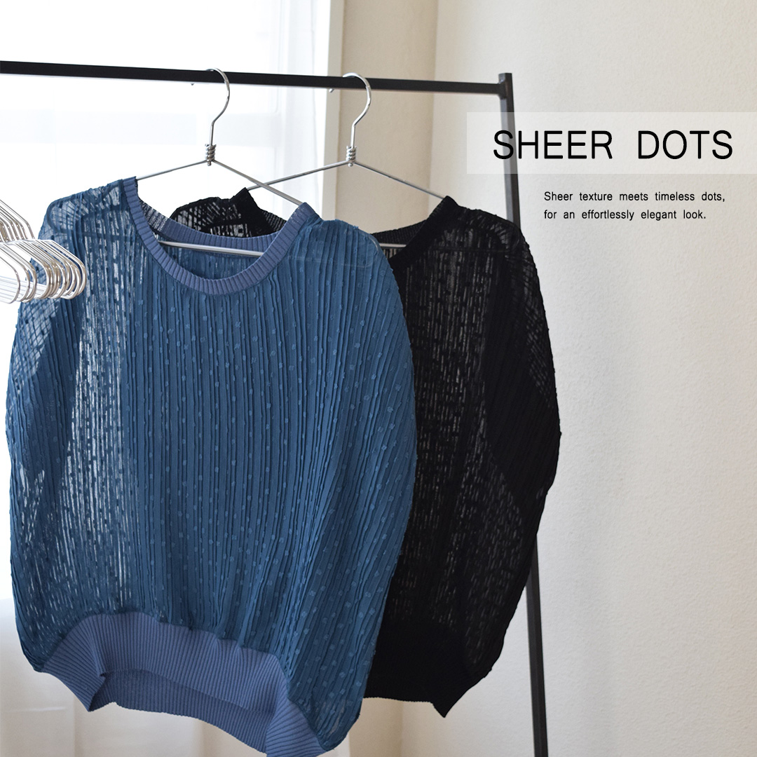 SHEER DOTS｜秋アイテムスタート🍃