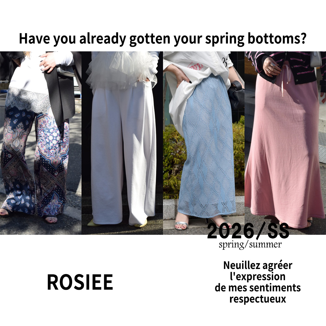 Spring Bottom | 着回し力抜群！柄＆カラーBOTTOM👖✨