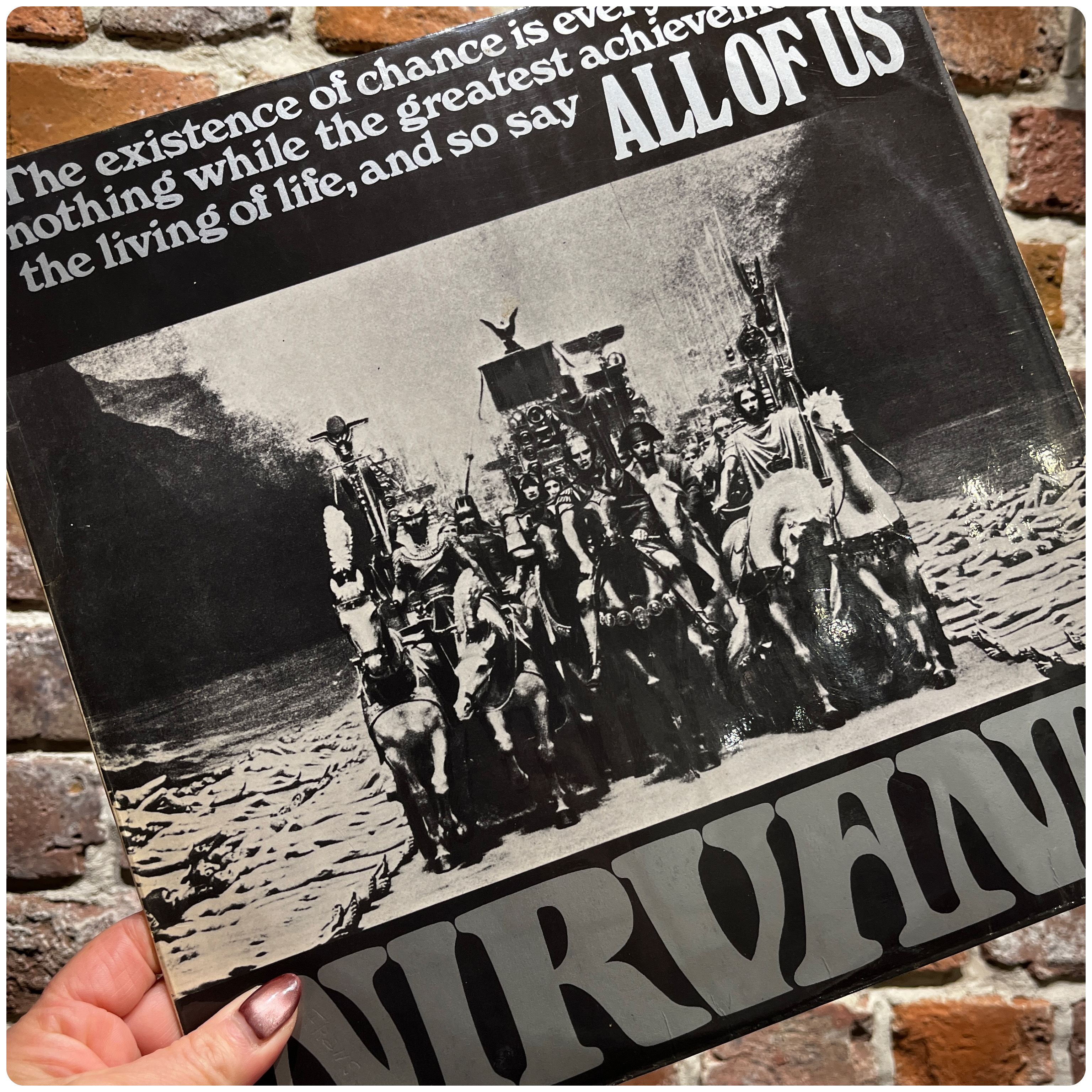 【今日のレコード】NIRVANA/All Of Us