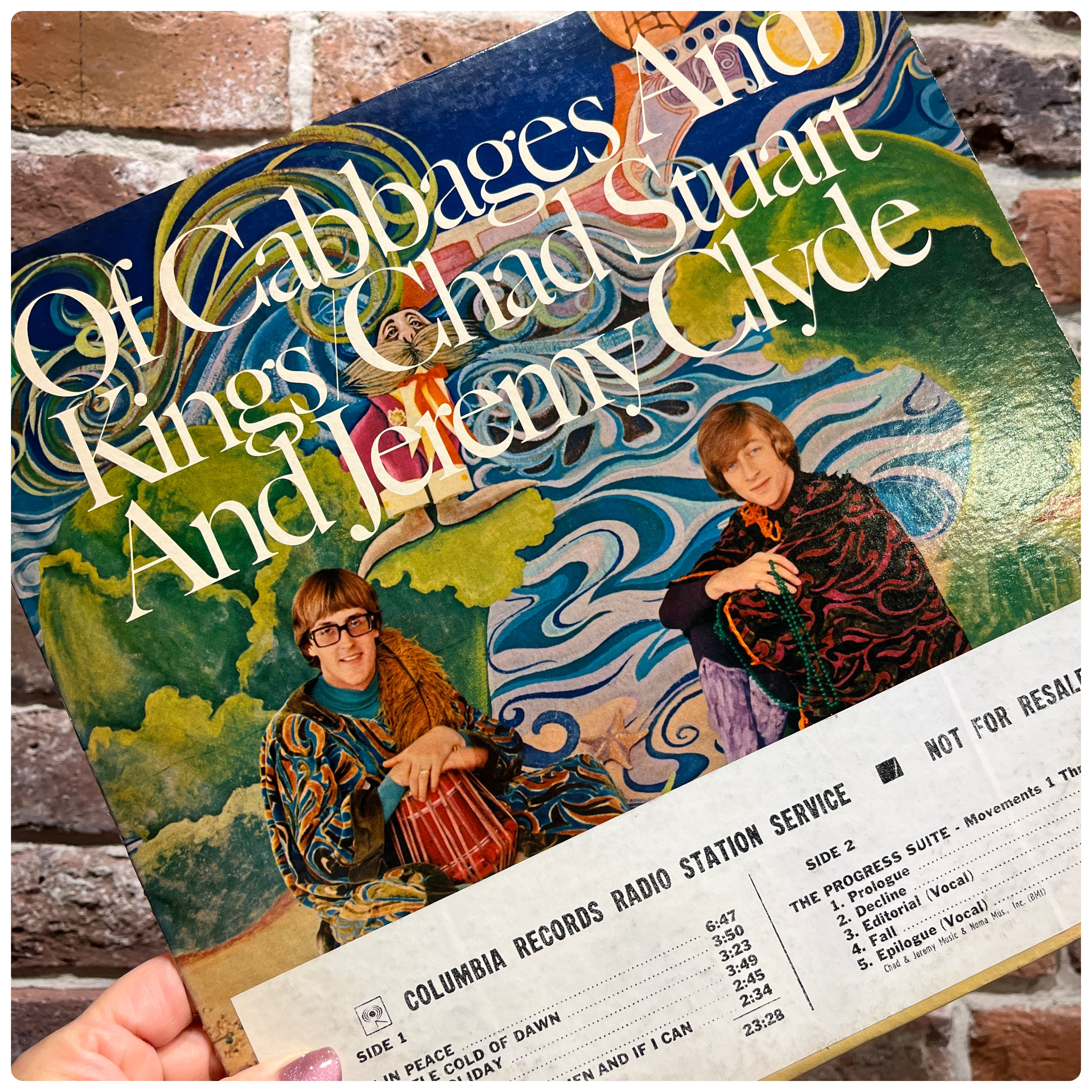 【今日のレコード】CHAD & JEREMY/Of Cabbages And Kings