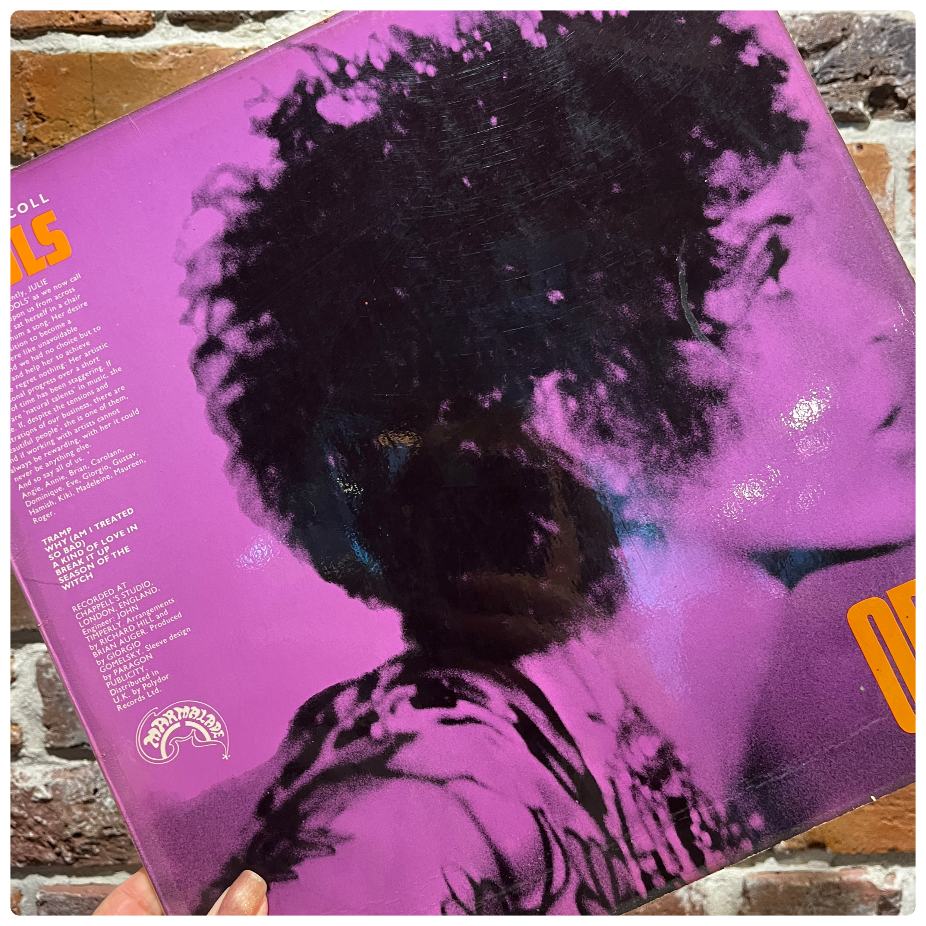 【今日のレコード】JULIE DRISCOLL, BRIAN AUGER AND TRINITY/O