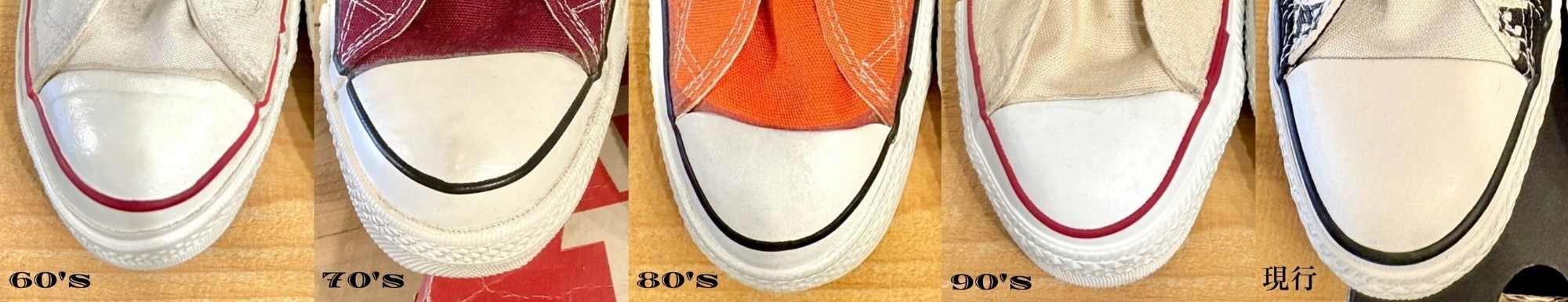 コンバース USA製 見分け方&年代判別方法 (オールスター＆チャックテイラー)