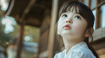 見つめる目